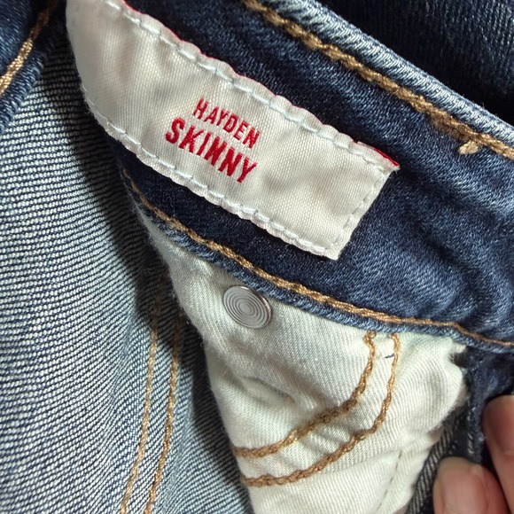 Lucky Brand Hayden Skinny Jeans Dark Wash Women's Size 10 30R - Picture 10 of 16